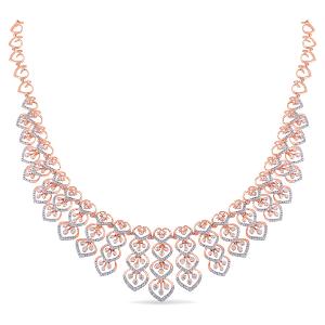 Buy 18 Karat Gold & Diamond Necklace