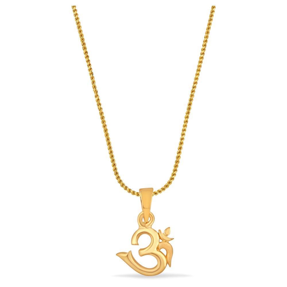 Buy Sacred Om Gold Pendant