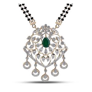 Buy 18 Karat Gold & Diamond Mangalsutra