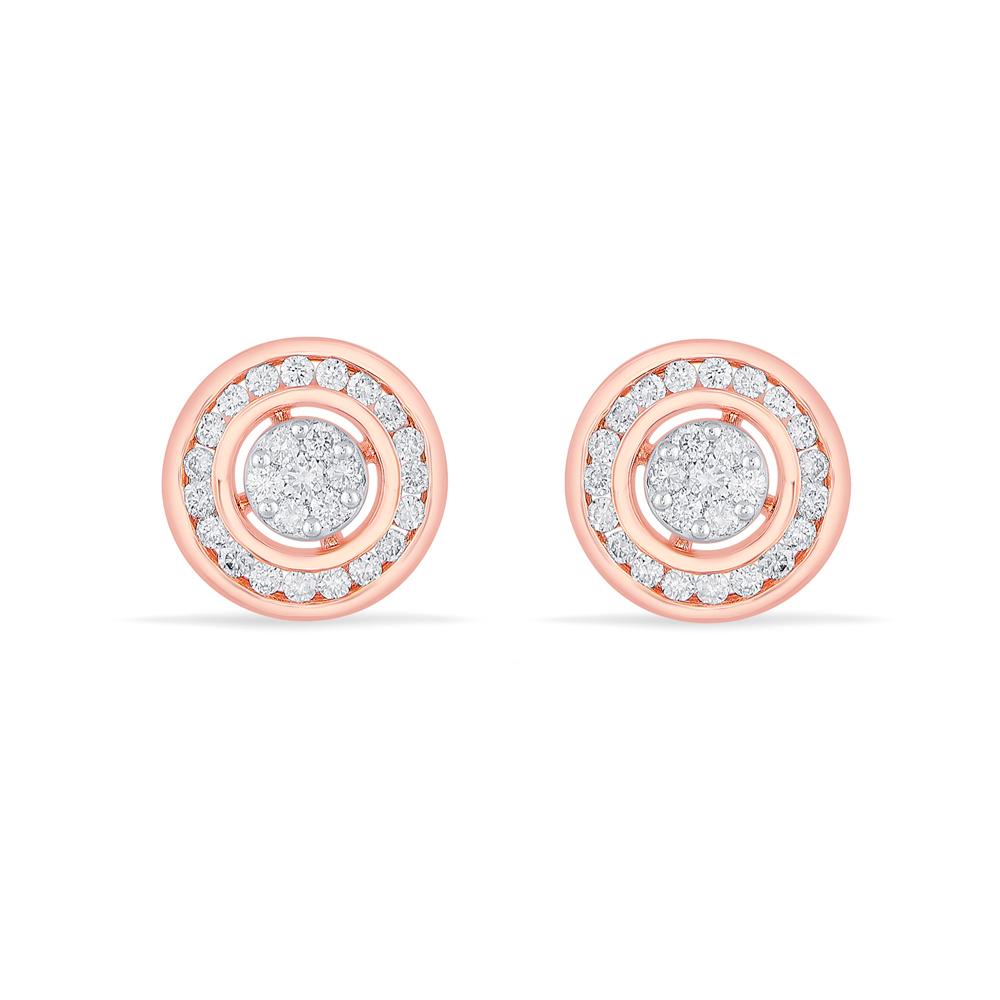 Buy 14 Karat Gold & Diamond Earrings