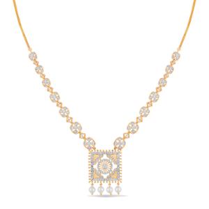 Buy 18 Karat Gold & Diamond Necklace