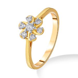 Buy 18 Karat Gold & Diamond Ring