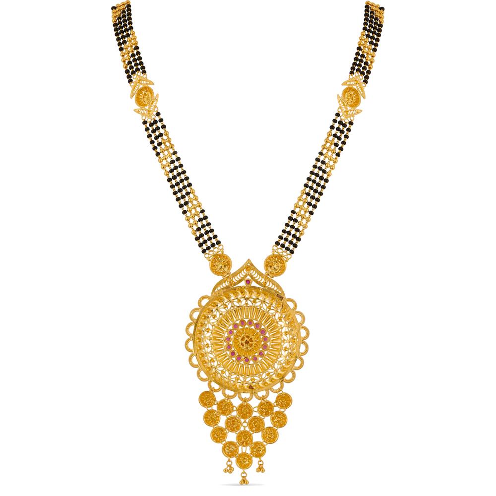 22 carat gold mangalsutra locket