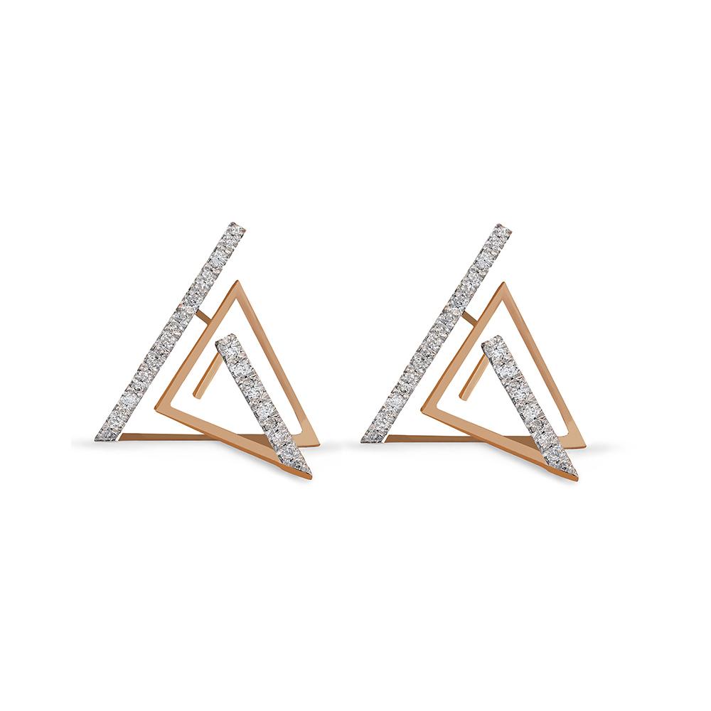 Buy 14 Karat Gold & Diamond Earrings