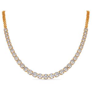 Buy 18 Karat Gold & Diamond Necklace