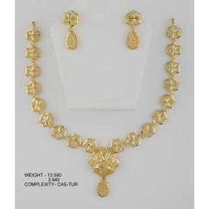 Buy 22 Karat Gold Necklace Set