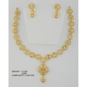 Buy 22 Karat Gold Necklace Set