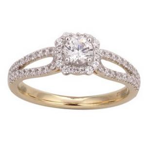 Buy 18 Karat Gold & Diamond Ring