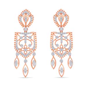 Buy 14 Karat Gold & Diamond  Earrings