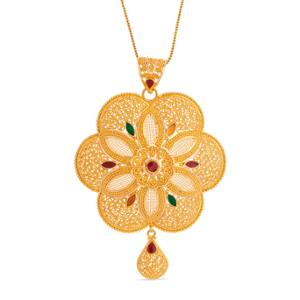 Buy 22 Karat Gold Pendant Set