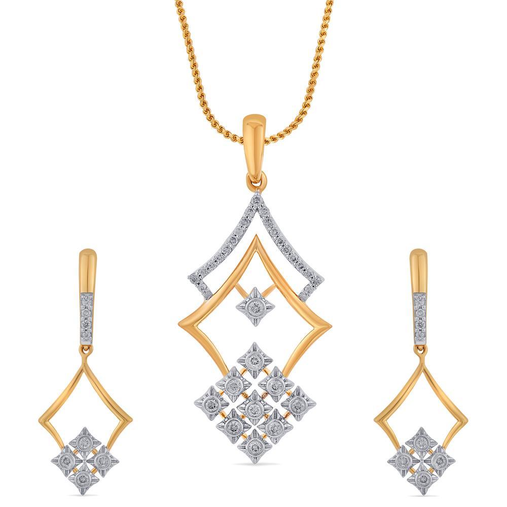 Buy Skylar Diamond Pendant Set