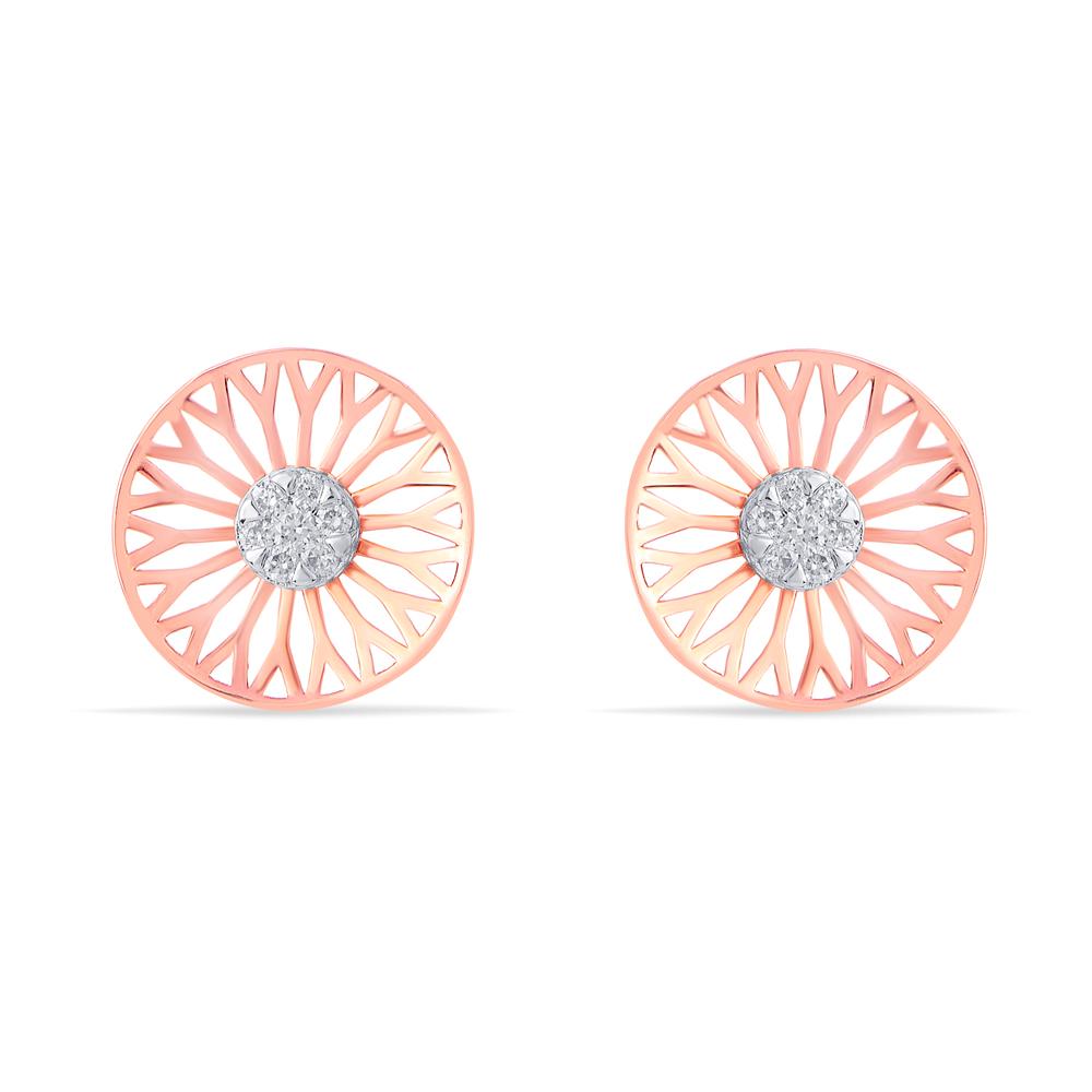 Buy 14 Karat Gold & Diamond Earrings