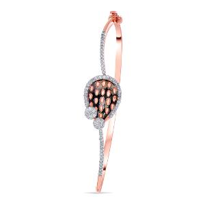 Buy 18 Karat Gold & Diamond Bangle