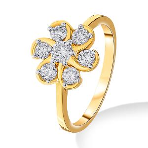 Buy 18 Karat Gold & Diamond Ring
