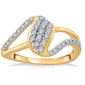 Buy 18 Karat Gold & Diamond Ring