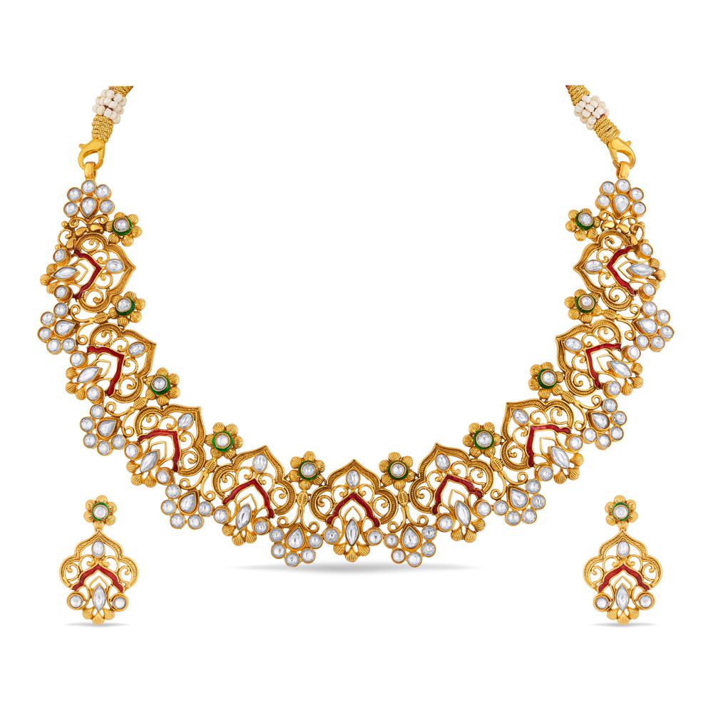 Buy 22 Karat Gold Necklace Set