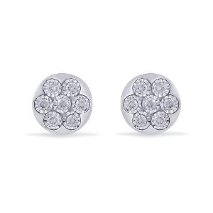 Buy 14 Karat Gold & Diamond Earrings