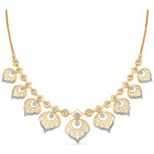 Buy 14 Karat Gold & Diamond Necklace