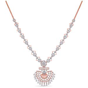 Buy 14 Karat Gold & Diamond Necklace
