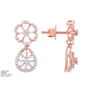 Buy 18 Karat Gold & Diamond Earrings