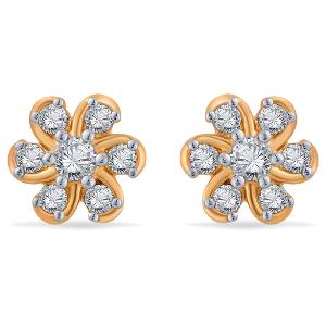Buy 18 Karat Gold & Diamond Earrings