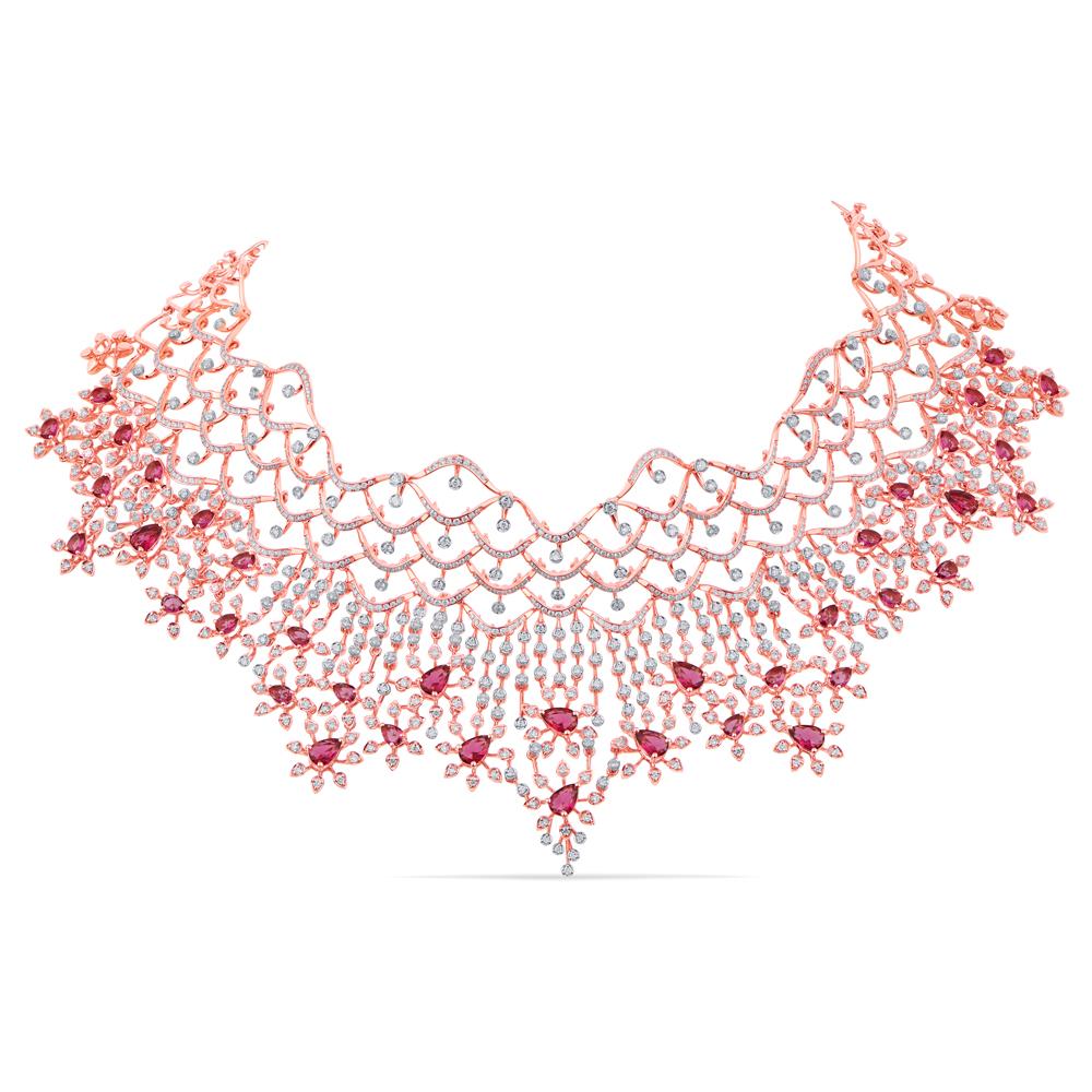 Buy 18 Karat Gold & Diamond Necklace