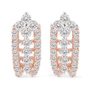 Buy 18 Karat Gold & Diamond Earrings