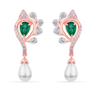 Buy 18 Karat Gold & Diamond Earrings