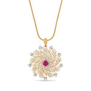 Buy 14 Karat Gold & Diamond Pendant