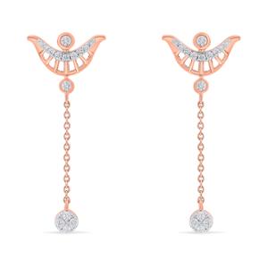 Buy 18 Karat Gold & Diamond Earrings