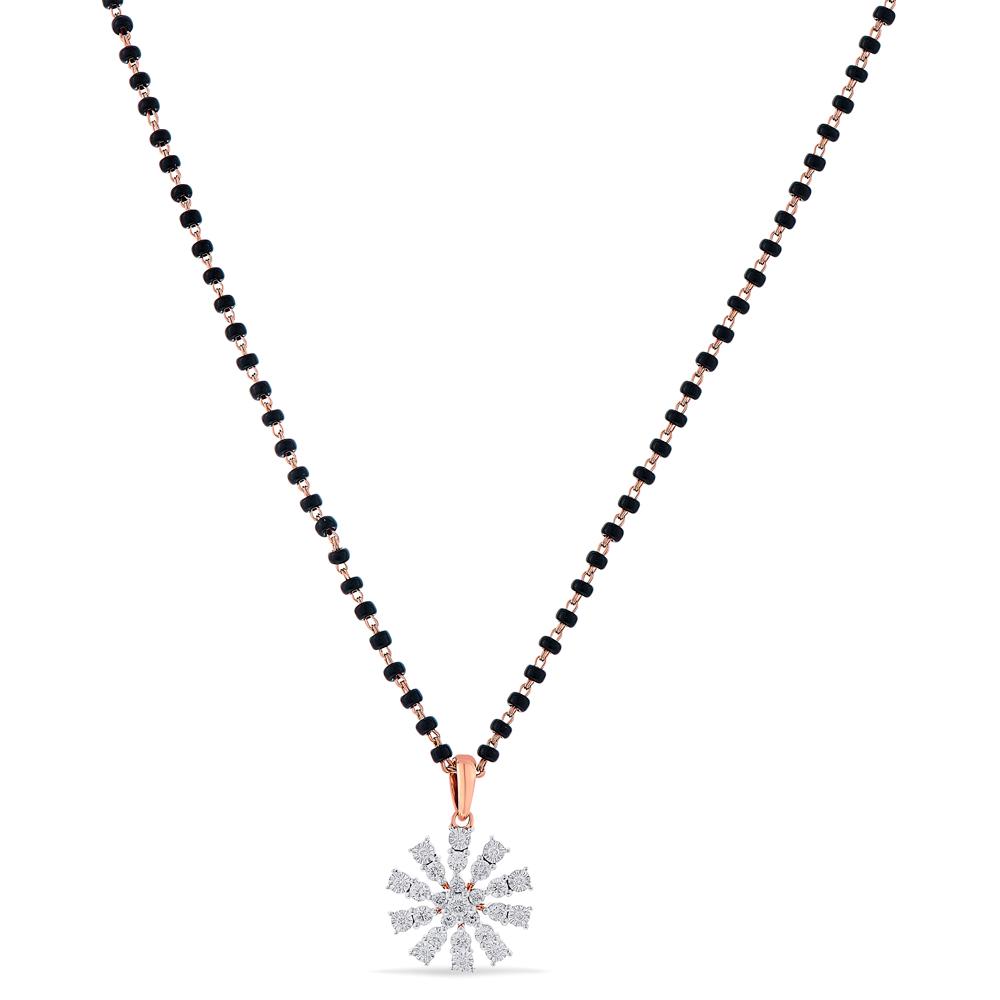 Buy 18 Karat Gold & Diamond Mangalsutra