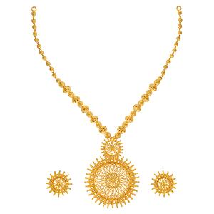 Buy 22 Karat Gold Necklace Set