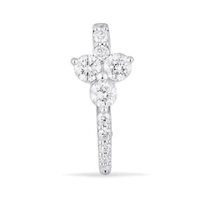 Buy 18 Karat Gold & Diamond Nose Pin