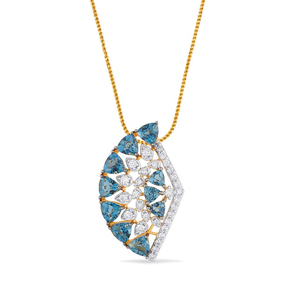 Buy 18 Karat Gold & Diamond Pendant
