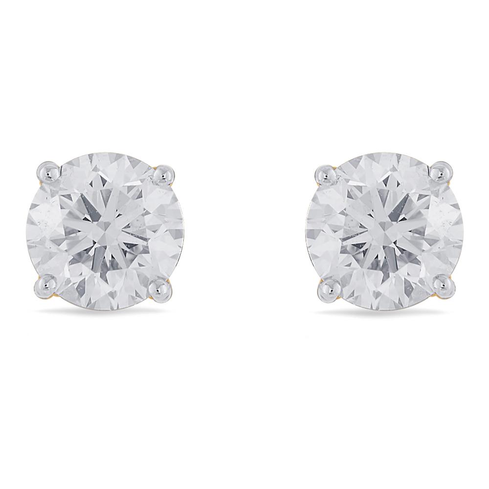 Buy 18 Karat Gold & Diamond Earrings