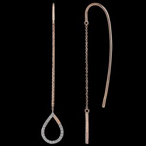 Buy 18 Karat Gold & Diamond Earrings