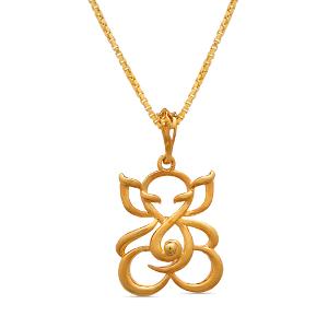 Buy 18 Karat Gold Pendant For Unisex