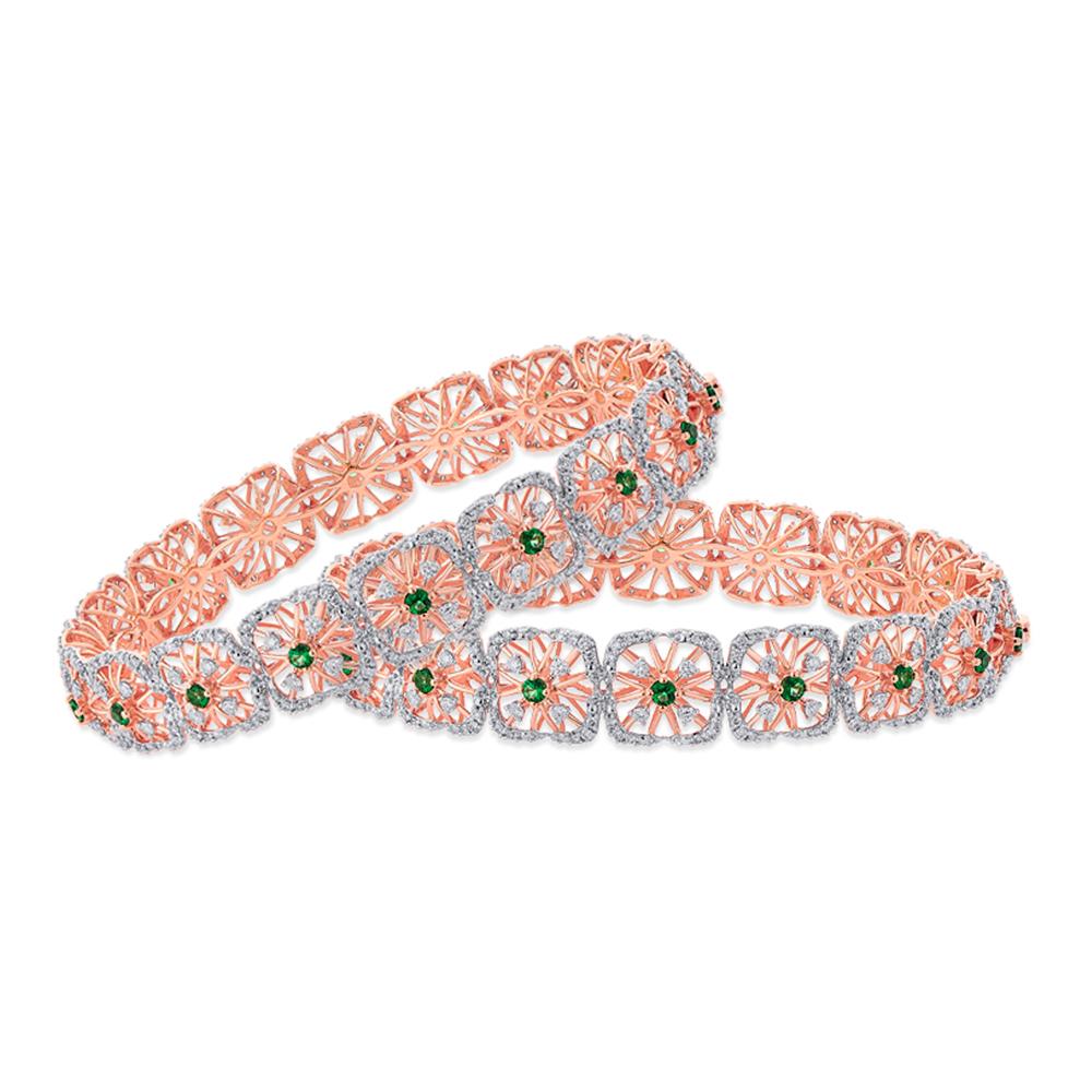 Buy 18 Karat Gold & Diamond Bangles