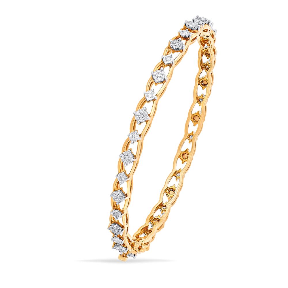 Buy 18 Karat Gold & Diamond Bangles
