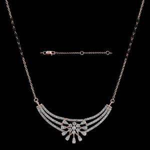 Buy 18 Karat Gold & Diamond Mangalsutra