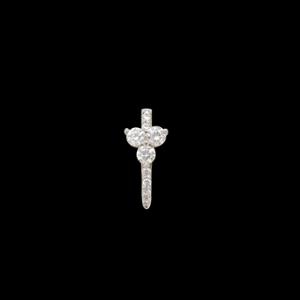 Buy 14 Karat Gold & Diamond Nose Pin