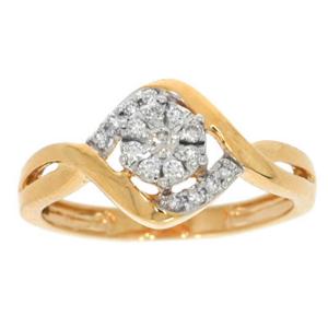 Buy 18 Karat Gold & Diamond Ring