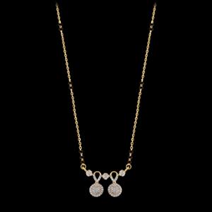 Buy 18 Karat Gold & Diamond Mangalsutra