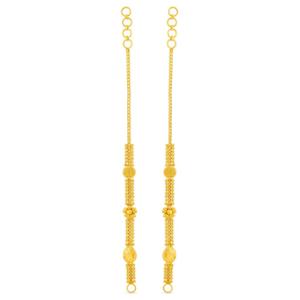 Buy 22 Karat Gold Earrings Chains