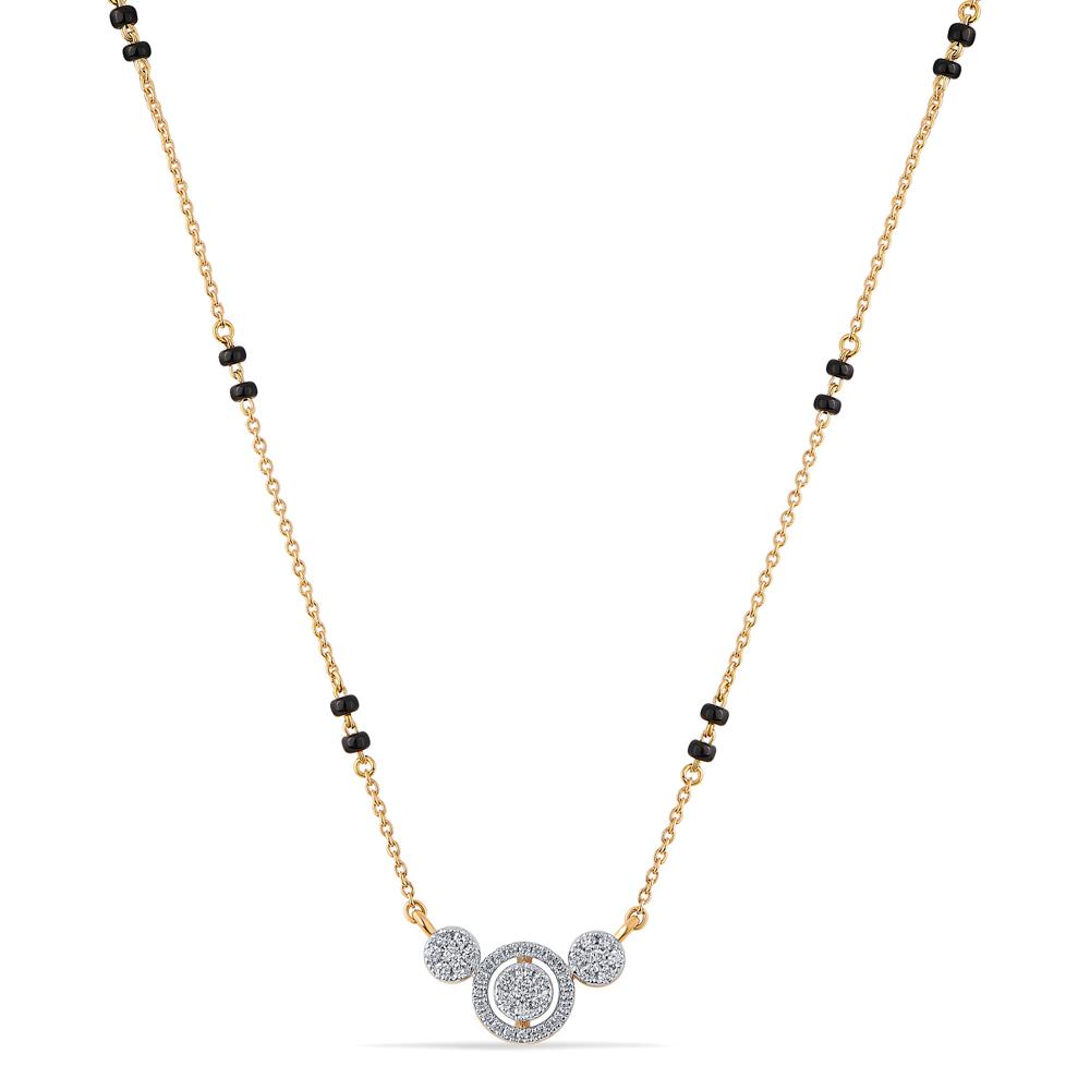 Buy 18 Karat Gold & Diamond Mangalsutra