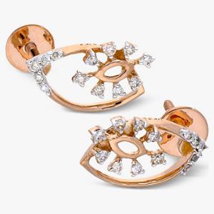 Buy 14 Karat Gold & Diamond Earrings