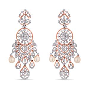 Buy 14 Karat Gold & Diamond Earrings