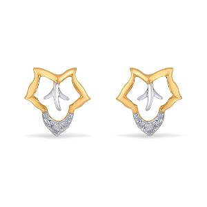 Buy 14 Karat Gold & Diamond Earrings