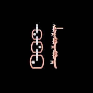 Buy 18 Karat Gold & Diamond Earrings