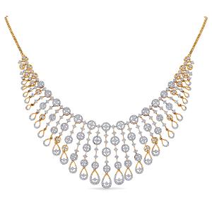 Buy 18 Karat Gold & Diamond Necklace